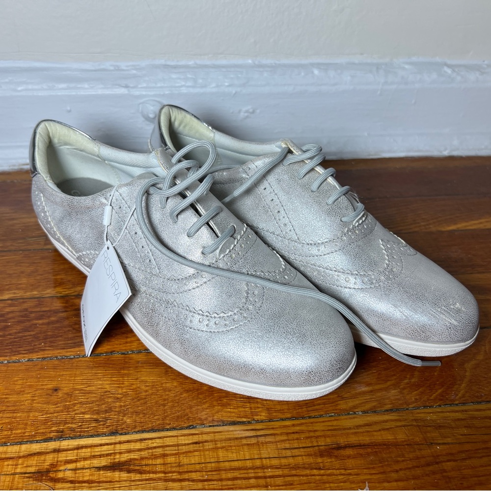 Geox Respira Silver Sneakers
